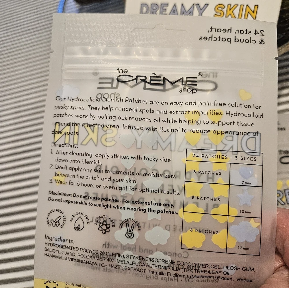 The Crème Shop Dreamy Skin Blemish Patches 72 Count Masks - Picture 7 of 9